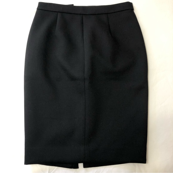 Black Pencil Skirt with Gold Zipper from J. Crew - Picture 2 of 6